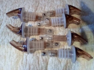 1 большой носик из янтарной пробки — сверхпрочные шарики из нержавеющей стали - Изображение 1 из 4