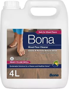 Bona Wood Floor Cleaner Liquid, Hard Waxed Wood Floors, Wooden Floor Cleaner 4 L - Picture 1 of 5