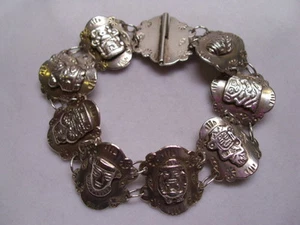 Außergewöhnliches Armband 900er Silber Silberarmband Antik - Picture 1 of 1