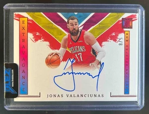 2022-23 Panini Impeccable Jonas Valanciunas Extravagance Auto Asia Red #5/8 - Picture 1 of 2