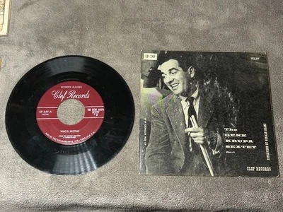 The Gene Krupa Sextet - S/T - Clef EP - VG+/VG+ - EP-247 - Jazz - Ray Brown - Image 1 of 2
