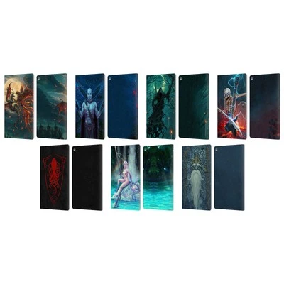 OFFICIAL CHRISTOS KARAPANOS KEY ART LEATHER BOOK CASE FOR AMAZON FIRE - Image 1 of 4