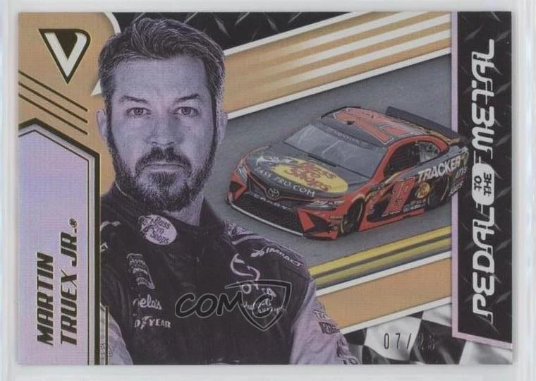 2019 Panini Victory Lane Pedal to the Metal Cars Gold /25 Martin Truex Jr #65 - Image 1 of 2