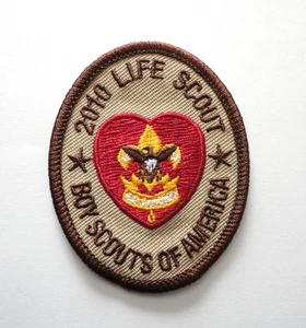 Boy Scouts of America 2010 Centennial Life Rank Patch - BSA 100 Backing - Picture 1 of 2