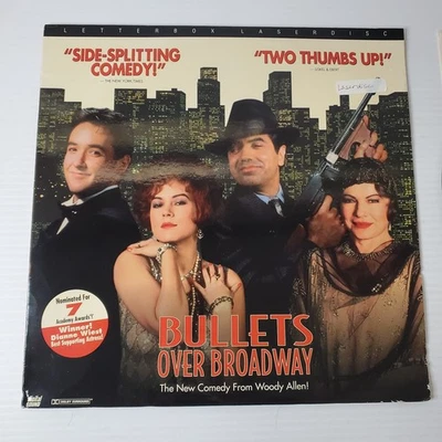 Bullets Over Broadway Laserdisc Letterbox Edition Vintage Woody Allen  - Imagem 1 de 4