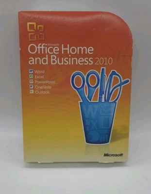 GENUINE MICROSOFT OFFICE HOME AND BUSINESS 2010 FULL VERSION WORD EXCEL OUTLOOK - Image 1 of 4