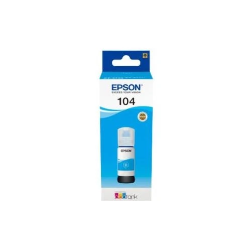 Epson EcoTank 104 чернила заправочный комплект голубой струйный принтер 7500 страниц 70 мл стандартный выход - Изображение 1 из 1