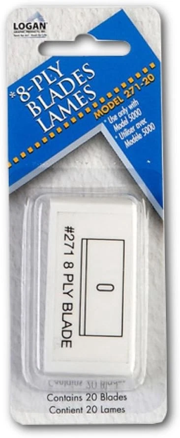 Logan Graphic Products 8 Capas Cortador de Alfombrillas y Cuchillas de Repuesto Plateado  Foto 1 de 1