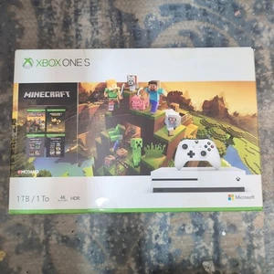 "NUR LEERKARTON" Microsoft Xbox One S 1TB Konsole Minecraft Edition - Bild 1 von 5