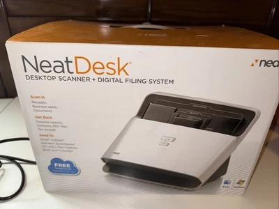 NeatDesk Desktop Scanner & Digital Filing System ND-1000 Mac Or Windows No CD - Image 1 of 4