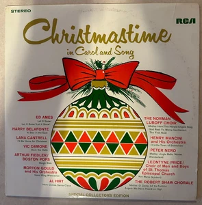 Christmastime In Carol And Song - EX 1968 vinyl LP- Harry Belafonte - Vic Damone - Picture 1 of 4