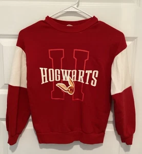 H & M Hogwarts Kids Sweatshirt Red And White Size 6x/7 - Picture 1 of 6