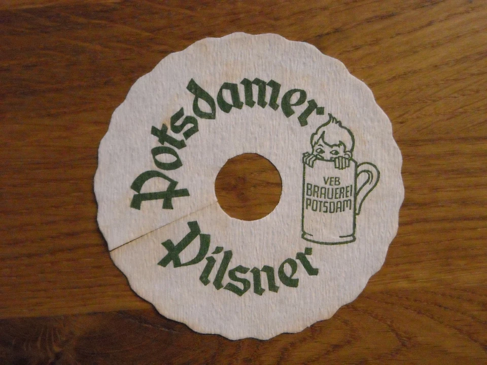 1  Pilsdeckchen - Tropfdeckchen Brauerei Potsdam 3-129 - Bild 1 von 1