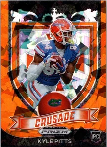 2021 Panini Prizm Draft Picks Collegiate #167 Kyle Pitts Orange Ice - Foto 1 di 2