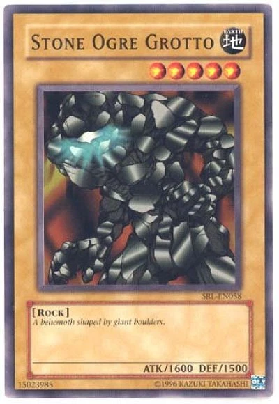 Stone Ogre Grotto - SRL-EN058 - Common - Unlimited Edition Lightly Played Spell  - Image 1 of 1