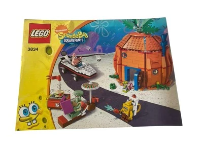 Lego 3834 SpongeBob SquarePants Bikini Bottom Instructions Manual Only - Image 1 of 4