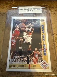 1991-92 Upper Deck All-Star Michael Jordan #69 HOF MBS 9 Graded Mint Card NBA - Bild 1 von 1
