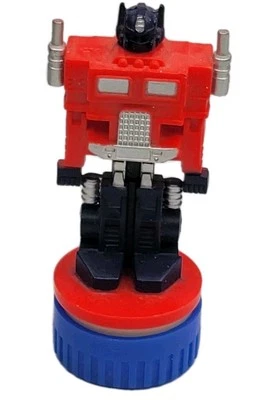 Raro TRANSFORMERS G1 OPTIMUS PRIME TINTA SELLO Tapa Pad Años 80 3" Figura Hong Kong Foto 1 de 4