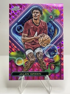 2023-24 Topps Cosmic Chrome - Jalen Green #46 Pink Galaxy Refractor - Bild 1 von 2