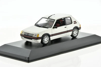 PEUGEOT 205 GTI White 1990 1/43 MINICHAMPS 400112300 - Image 1 of 4