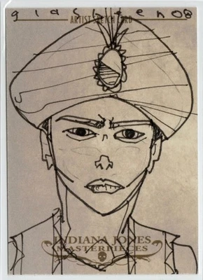 Indiana Jones Heritage Topps 2008 Sketch Card 1/1 Artist Kate Glasheen - Image 1 of 4