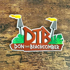 Don the Beachcomber - Tiki Torches Magnet - Vintage Style Opening 2023 Hawaii - Bild 1 von 2
