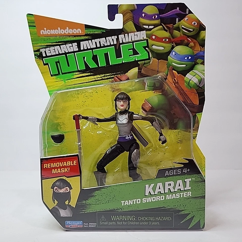 Teenage Mutant Ninja Turtles TMNT - Human Karai Figure 2016 Nickelodeon in Hand