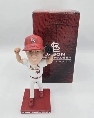 Autographed Jason Isringhausen Bud Bash Bobblehead Signed Beckett COA - Image 1 of 2