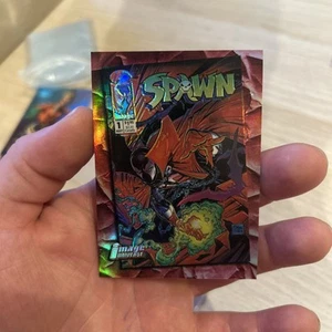 Topps Finest Image Universe 1995 primera cubierta Spawn Refractor - Imagen 1 de 10