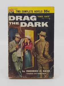 Ace Double Novel Books 1954 Paperback - You'll Die Next and Drag the Dark - Picture 1 of 4