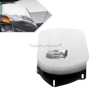 Motorcycle Windshield w/ Chrome Air Vent For Honda Gold Wing ABS GL1800A GL1800P - Picture 1 of 17