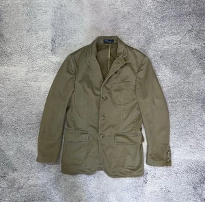 Men’s Beige Cotton Blazer Polo Ralph Lauren Size S Vintage 3-Button Jacket - Picture 1 of 23