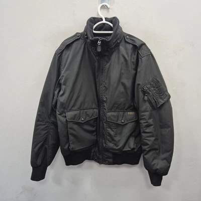 Polo Ralph Lauren MA-1 Military Flight Aviator Down Bomber Puffer Jacket Large - Image 1 of 4