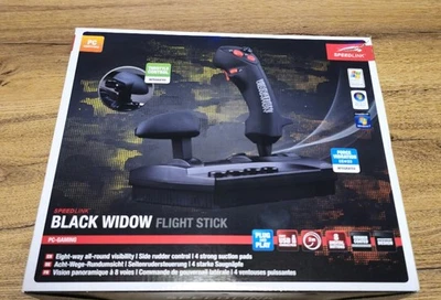 Speed Link BLACK WIDOW SL-6640-SBK Joysticks - Bild 1 von 4