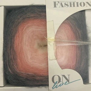 ONline Fashion Box No 2 CORAL GREY ECRU Gradient #04 Mohair Blend Yarn & Pattern - Picture 1 of 4