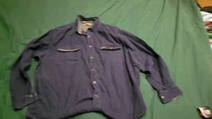 Faded Glory Herren Hemd mit Knopfleiste Größe XL 46/48 blau - Bild 1 von 3