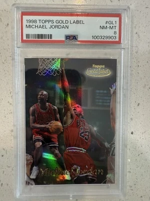 1998-99 Topps Gold Label Michael Jordan #GL1 золотая этикетка - Изображение 1 из 4