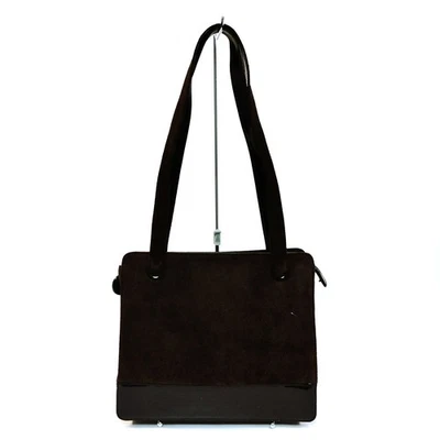 NO TARIFF Chanel Tote Bag Brown Suede Leather 4745744 - Image 1 of 4