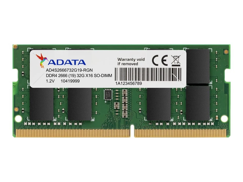 ADATA Premier 16 GB 1 x 16 GB DDR4 3200 MHz 260-pin SO-DIMM AD4S320016G22-SGN - Immagine 1 di 1