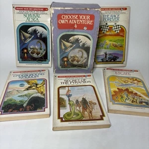 Vintage 1980’s Choose Your Own Adventure Bantam 5 Book Box Set #16-20 - Picture 1 of 11