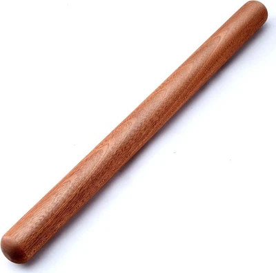 French Rolling Pin, 17.7 Inches Wood Rolling Pin for Baking Extra Long Thickened - Image 1 of 4