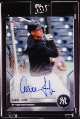 Aaron Judge Yankees Auto 2022 Topps Now Opening Day RTOD OD-31A /99 Autograph - Image 1 of 2