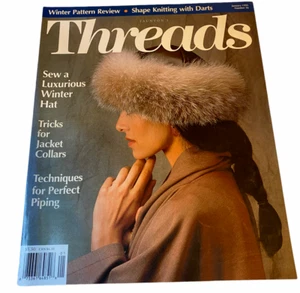 Threads Sewing back issue Magazines January #56 Machine-Sew TAUNTON'S - Picture 1 of 1