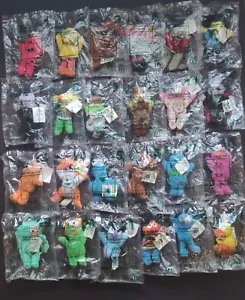 Vintage 2000 Full Set 24 Mcdonalds SESAME STREET Mini Bean Pals 5" Very Rare HTF - Picture 1 of 8