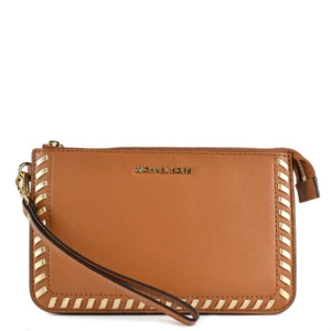 Michael Kors Lauryn Acorn Leather Wristlet New  - Picture 1 of 5