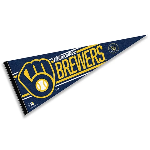 Milwaukee Brewers MLB 12 in X 30 in Pennant Cover