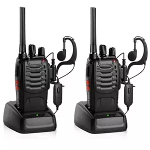 Walkie Talkie Professionali Radio Ricetrasmittenti 16 canali Voce HD Portatili - Foto 1 di 3