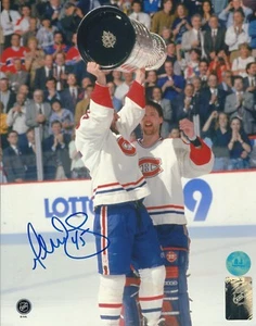 Signed  8x10 GILBERT DIONNE Montreal Canadiens Autographed Photo -  COA - Picture 1 of 1