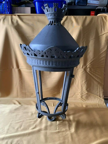 Very large antique french Paris street lantern Cover