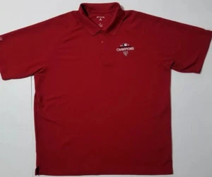 ANTIGUA 2011 World Series Champion ST LOUIS CARDINALS red polo shirt SZ XLARGE  - Picture 1 of 10